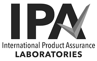 IPA INTERNATIONAL PRODUCT ASSURANCE LABORATORIES logo