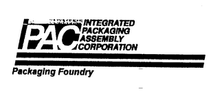 IPAC INTEGRATED PACKAGING ASSEMBLY CORPORATION PACKAGING FOUNDRY logo
