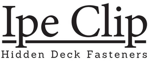 IPE CLIP HIDDEN DECK FASTENERS logo