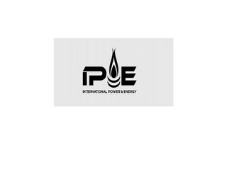 IPE INTERNATIONAL POWER & ENERGY logo