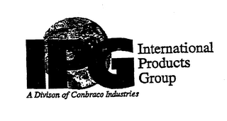 IPG INTERNATIONAL PRODUCTS GROUP A DIVISON OF CONBRACO INDUSTRIES logo