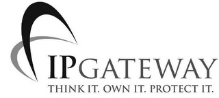 IPGATEWAY THINK IT. OWN IT. PROTECT IT. logo