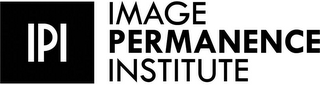 IPI IMAGE PERMANENCE INSTITUTE logo