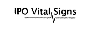 IPO VITAL SIGNS logo