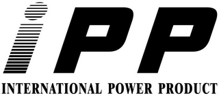 IPP INTERNATIONAL POWER PRODUCT logo