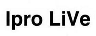 IPRO LIVE logo