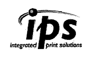 IPS INTEGRATED PRINT SOLUTIONS logo
