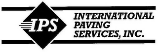 IPS INTERNATIONAL PAVING SERVICES, INC. logo