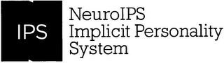 IPS NEUROIPS IMPLICIT PERSONALITY SYSTEM logo