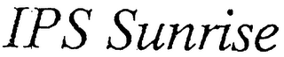 IPS SUNRISE logo