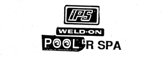 IPS WELD-ON POOL 'R SPA logo