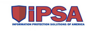 IPSA INFORMATION PROTECTION SOLUTIONS OF AMERICA logo