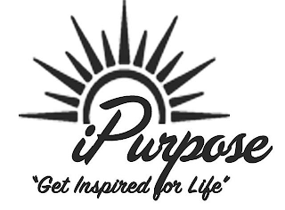 IPURPOSE "GET INSPIRED FOR LIFE" logo