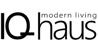 IQ HAUS MODERN LIVING logo
