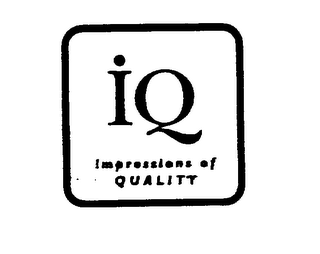 IQ IMPRESSIONS OF QUALITY logo