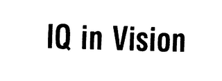 IQ IN VISION logo
