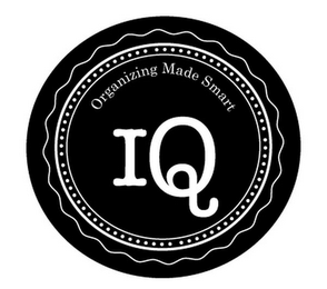 IQ ORGANIZING MADE SMART logo