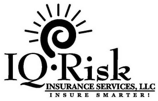 IQ RISK INSURANCE SERVICES, LLC INSURE SMARTER! logo