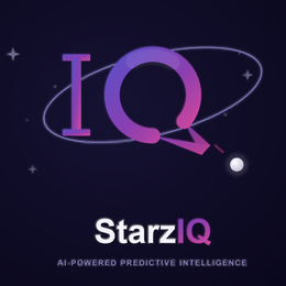 IQ STARZIQ AI-POWERED PREDICTIVE INTELLIGENCE logo