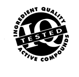IQ TESTED INGREDIENT QUALITY ACTIVE COMPOUNDS logo