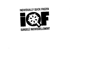 IQF INDIVIDUALLY QUICK FROZEN SURGELE INDIVIDUELLEMENT logo