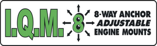 I.Q.M.  8 8-WAY ANCHOR ADJUSTABLE ENGINE MOUNTS logo