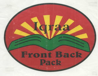 IQRAA FRONT BACK PACK logo