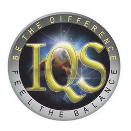IQS BE THE DIFFERENCE FEEL THE BALANCE logo