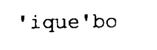 'IQUE'BO logo