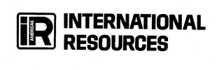IR AMERICAS INTERNATIONAL RESOURCES logo