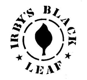 IRBY'S BLACK LEAF logo