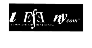 IREFERNY.COM I KNOW A FRIEND OF A FRIEND... logo
