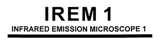 IREM 1 INFRARED EMISSION MICROSCOPE 1 logo