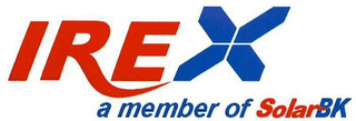 IREX A MEMBER OF SOLARBK logo