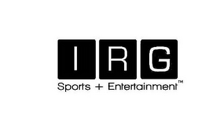 IRG SPORTS + ENTERTAINMENT logo