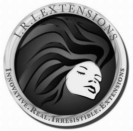 IRI EXTENSIONS INNOVATIVE REAL IRRESISTABLE EXTENSIONS logo