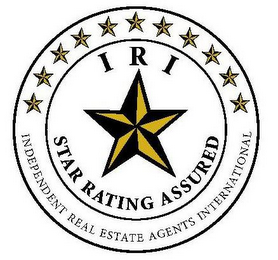 IRI STAR RATING ASSURED INDEPENDENT REAL ESTATE AGENTS INTERNATIONAL logo