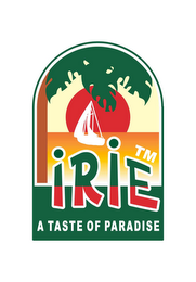 IRIE A TASTE OF PARADISE logo
