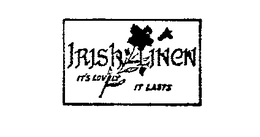 IRISH LINEN IT'S LOVELY IT LASTS logo
