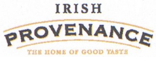 IRISH PROVENANCE THE HOME OF GOOD TASTE logo