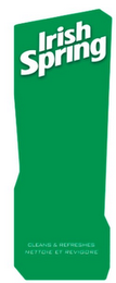 IRISH SPRING CLEANS & REFRESHES NETTOIEET REVIGORE logo