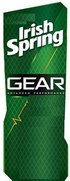 IRISH SPRING GEAR ADVANCED PERFORMANCE logo