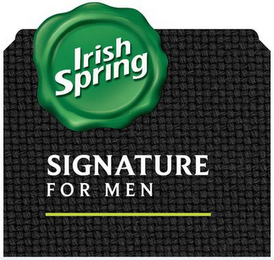 IRISH SPRING SIGNATURE FOR MEN logo