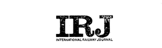 IRJ INTERNATIONAL RAILWAY JOURNAL logo