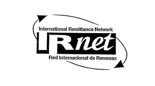 IRNET INTERNATIONAL REMITTANCE NETWORK RED INTERNACIONAL DE REMESAS logo