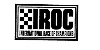 IROC INTERNATIONAL RACE OF CHAMPIONS & DESIGN logo