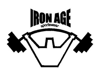 IRON AGE SPORTSWEAR logo