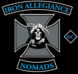 IRON ALLEGIANCE NOMADS MC logo