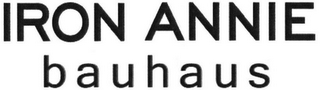 IRON ANNIE BAUHAUS logo