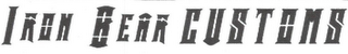 IRON BEAR CUSTOMS logo